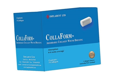 6 BOXES OF Collagen Wound Dressing Plugs - Box of 5 ,Special Offer: Buy 5 & Get 1 Free.