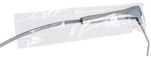 NIVO Syringe Sleeves, Clear, 2.5x10, with opening, Box of 500.