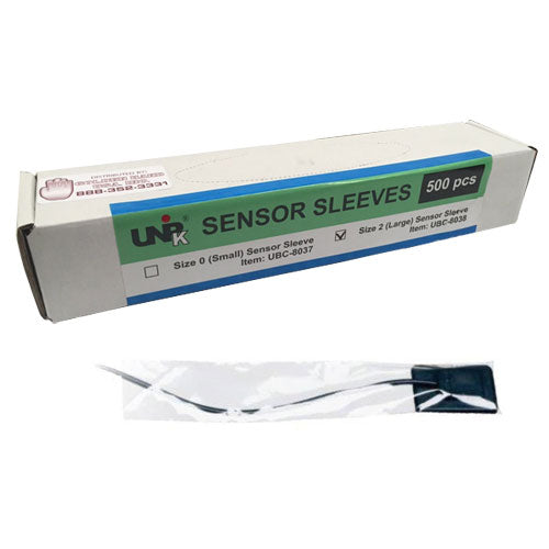 UniPack Digital X-Ray Sensor Sleeves - Size 2 (Large), 500/Box. Disposable