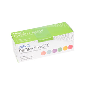 Hexa Prophy Paste 1.23% Fluoride Ion, Medium, Assorted Flavors, One Ring, 200 Cups/Pk