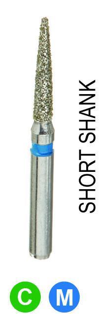 Dentalree SHORT SHANK Single-Patient Use Diamonds S862/012