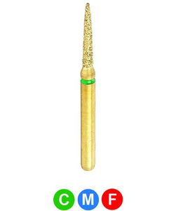 GB8 G888/012 Dentalree GOLD PLATED premium multi-use Diamond Burs