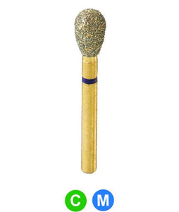 GC16 G830L/032 Dentalree GOLD PLATED premium multi-use Diamond Burs