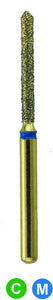 GC9S G886/012  Dentalree GOLD PLATED premium multi-use Diamond Burs