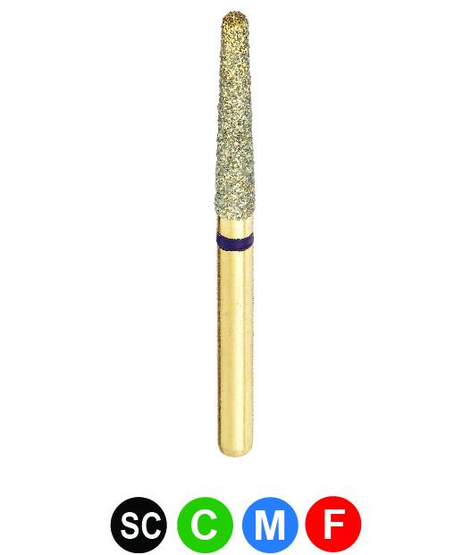 GCC4L G850/018  Dentalree GOLD PLATED premium multi-use Diamond Burs