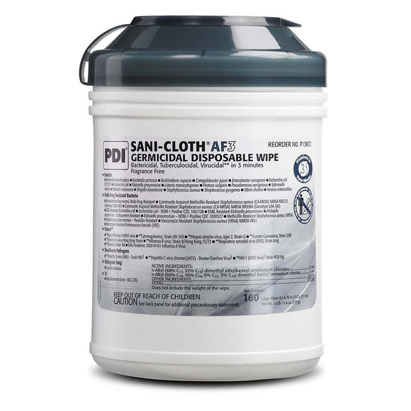 Sani-Cloth AF3 Germicidal Disposable Wipes