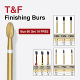7901   10-Pk  Multi use Trimming & Finishing Burs. Needle Shaped