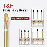 ET6 | Reusable Trimming & Finishing Burs Football (Egg) Shaped