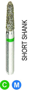 Dentalree Economic SHORT SHANK Multi-Use Diamond Burs V-878K/012