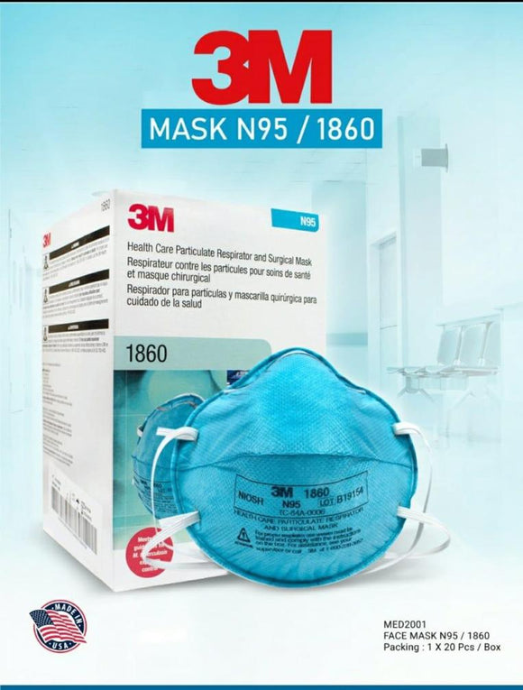 3M Face Mask N95 502+.  50/PK