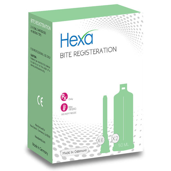 Hexa Bite Registration, Regular Set 2 - 50 ml cartridges 2/PK