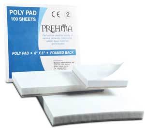 Prehma Poly Mixing Pad 1 3/8 X 1 3/8,