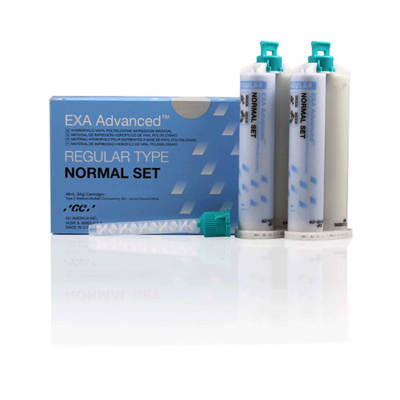 EXA Advanced VPS Normal Set, Regular Body Kit - 8 x 48mL Cartridges & 24 Mixing Tips