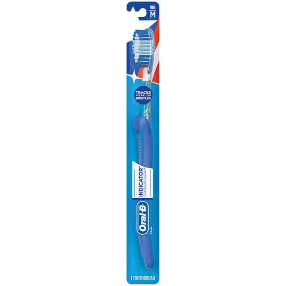 Oral-B Indicator Toothbrush, 40 Tuft Soft Bristle Brush, 72 per Box