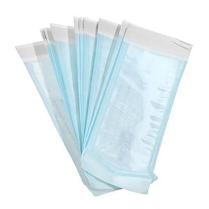 House Brand  3.50" x 9" Self-Sealing Sterilization Pouch, Paper/Blue Film 209/BOX