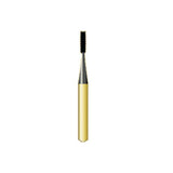 G/556 (2056) Metal Cutting Gold Carbide Burs Flat-End Fissure