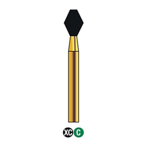 G/038-033 | (811s) 10-Pk , Multi use Gold Diamond Burs Barrel Shaped