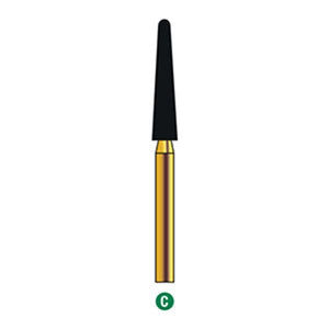 G/200-024 (850)  10-Pk , Multi use Gold Diamond Burs (Round End Taper Shaped)