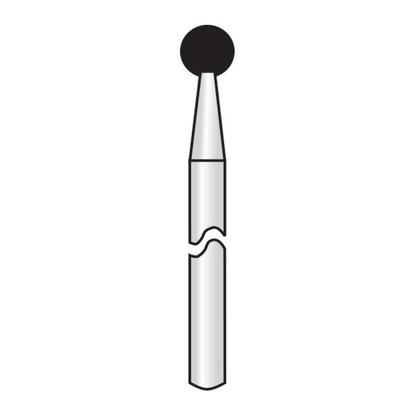 HP001-033 | Reusable Gold Diamond Burs. Round (Ball)Shaped