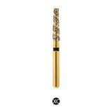 H/172-018s | (H847) 10-Pk , Multi use Gold Diamond Burs. Spiral Shaped