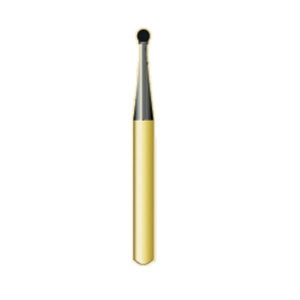 G/2 | 1902 Metal Cutting Gold Carbide Burs Round (Ball) Shaped